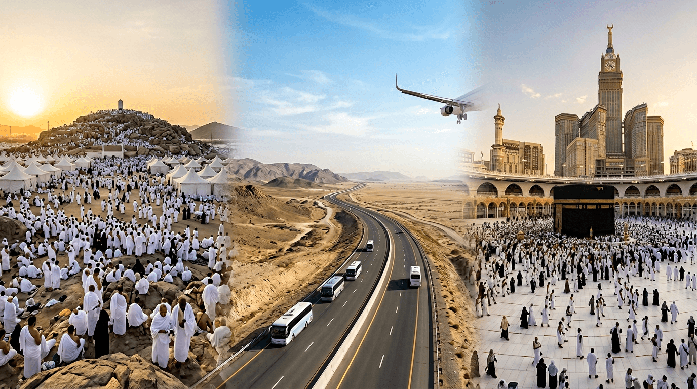 Kâbe ve Mescid-i Haram manzarası